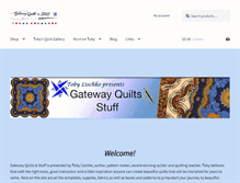 Tablet Screenshot of gatewayquiltsnstuff.com